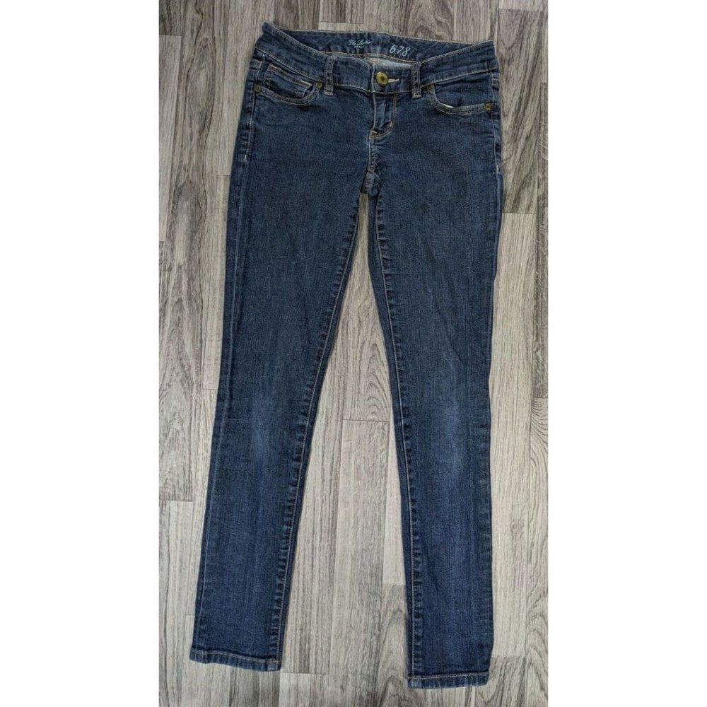 The Limited 678 Womens Size 0 Pockets Skinny Denim Blue Jeans